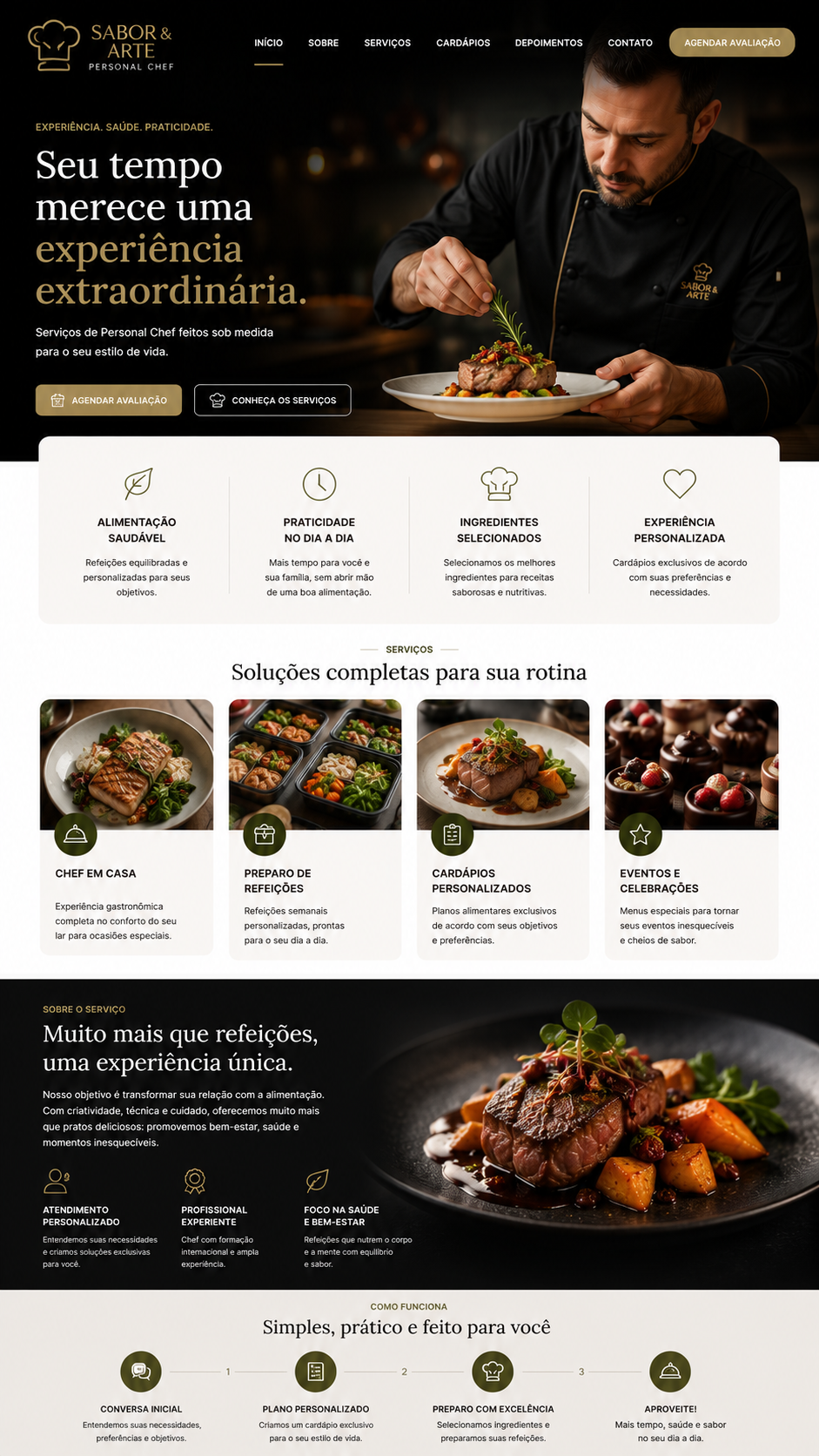 Projeto conceitual de site 13